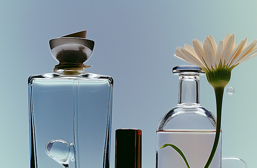 Amber Bottle product photography showcase